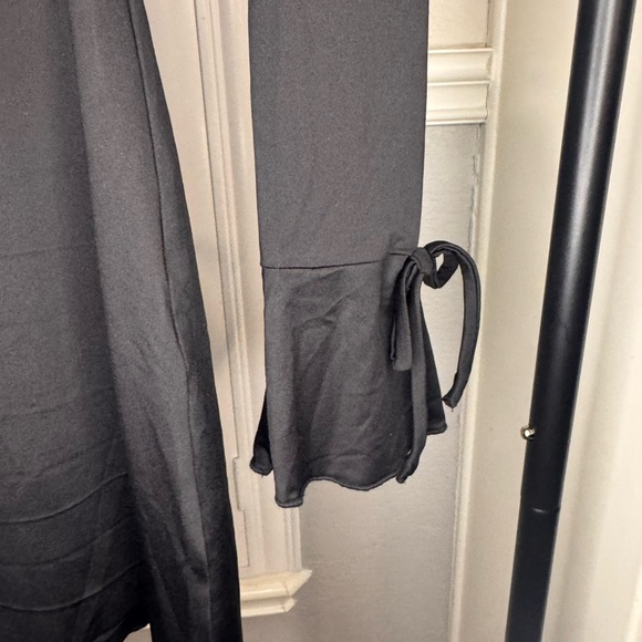 Princess Polly Dalzine Black Long Sleeve Mini Dress Size 2 - Picture 4 of 8